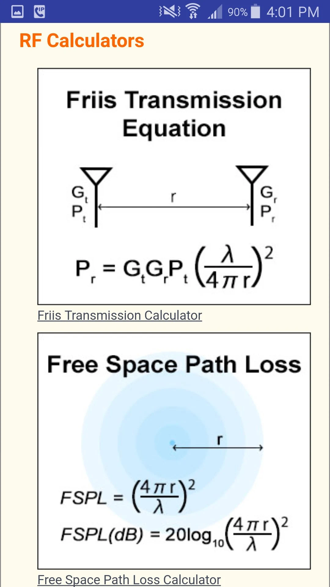 Electric Circuit Calculators screenshot